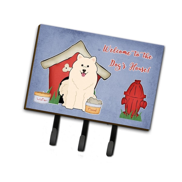 Carolines Treasures Dog House Collection Samoyed Leash or Key Holder BB2784TH68 - main